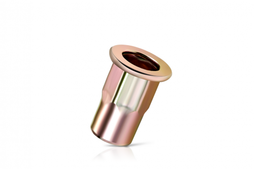 مسمار تونك صغير-Flat Head  Half Hexagon body  Open-End